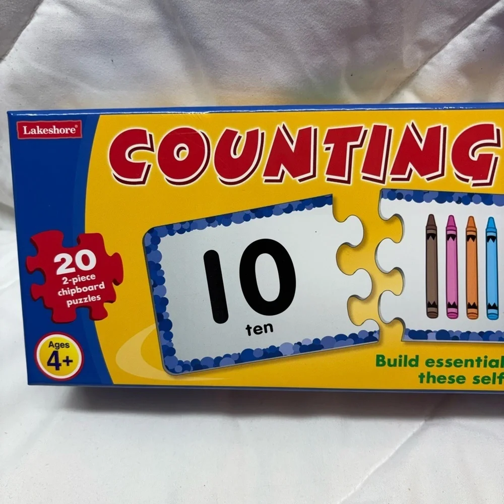 Lakeshore Counting Match-Ups Puzzle Set Game